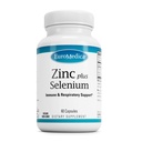 EuroMedica Zinc Plus Selenium - Immune & Respiratory Health Suplement - Mineral Suplemen dengan Selenium Zinc Bisglycinate - Formula dengan Selenium untuk Dukungan Kesehatan Cellular - 60 Kapsul