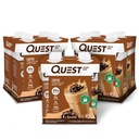 Nutrition Quest Siap untuk Minum Koffee Protein Shake, 30g Protein, 4g Carb, 1g Sugar, Gluten Free, Keto Friendly, 4 Cacah (Paket 3)