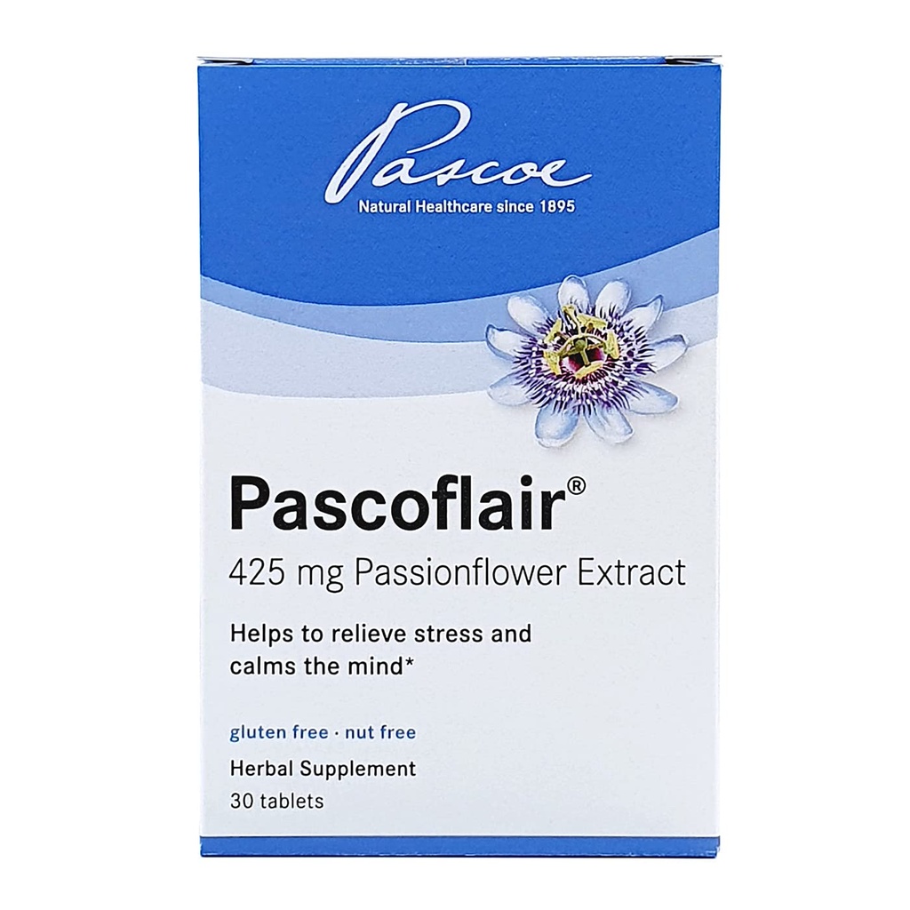 Paskopi - Herbal Sleep Aid untuk Bantuan Relieve Restrice & Nervousness, Calms The Mind to Help Dukung Heally & Restful Sleep - 425 Mg Passionflower Extract Per Tablet (30 Tablet)