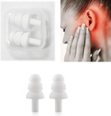 Relief Tinnitus untuk Telinga Ringing, Perangkat Bantuan Tinnitus, Klip Relief Anti Tinnitus, Perangkat untuk Stop Ear Ringing, Earplug Tinnitus untuk Ear Ringing, Tiga Lapisan Reduksi Telinga (1pair)