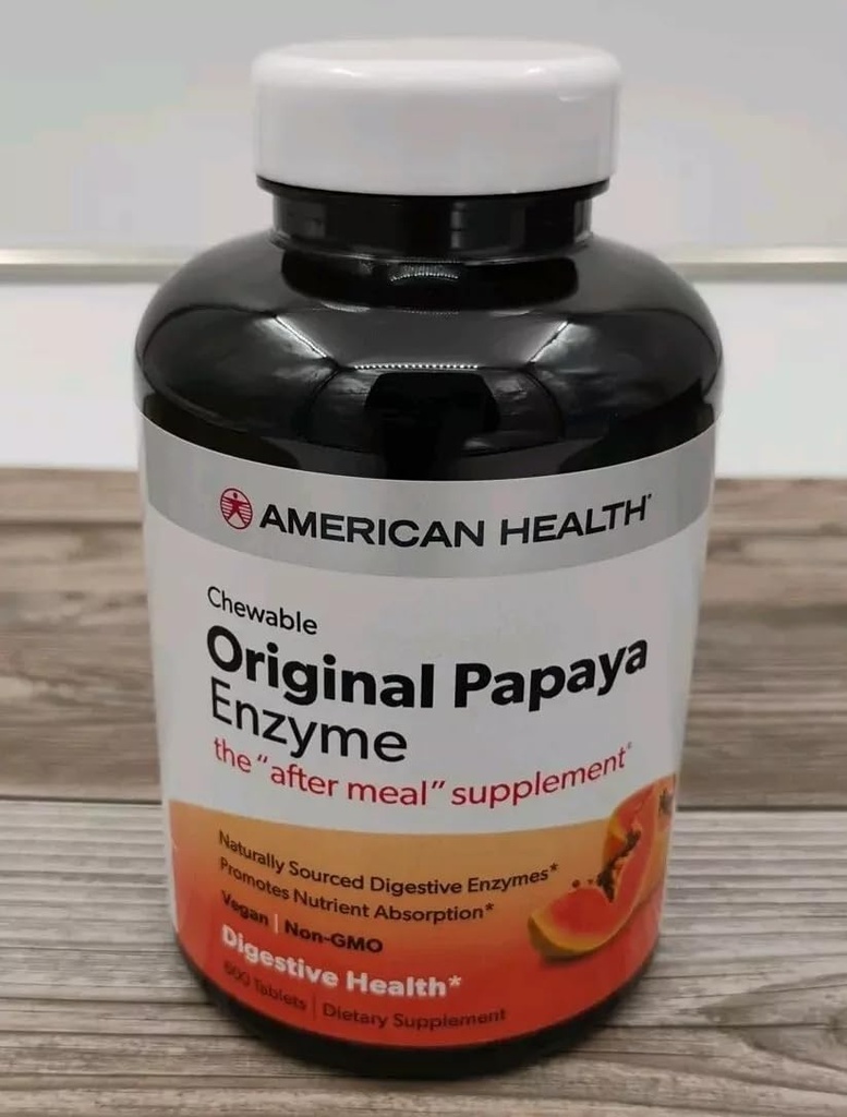 Papaya Enzyme AMERICAN; Asli, 600 CT