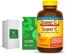 Super C dengan Vitamin D3 & Zinc 200 tablet dengan A sampai Z - Lebih baik Ligth & Spring Guide (2 Item)