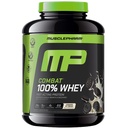 MusclePharm Combat 100% Whiy Protein Powder, Cookies 'Cream Flavor, Fast Recovery & Muscle Gain with Whey Protein Isolate, High Protein Pounder for Women, Gluten Free, 5 lb, 69 Servings