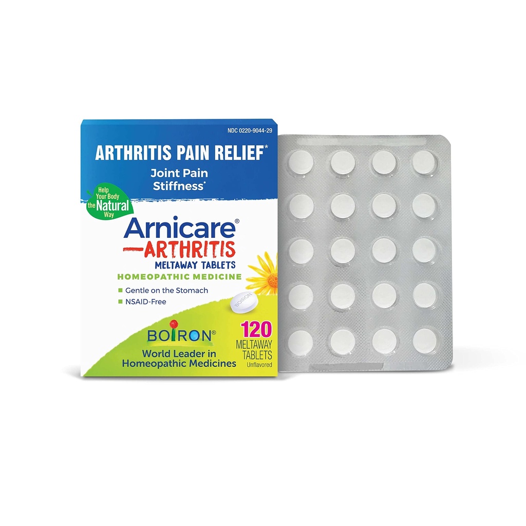 Boiron Arnicare Arthritis Tablet for Arthritis Pain Relief, Gabungan Soreness, dan Rheumatic Pain - 120 Count