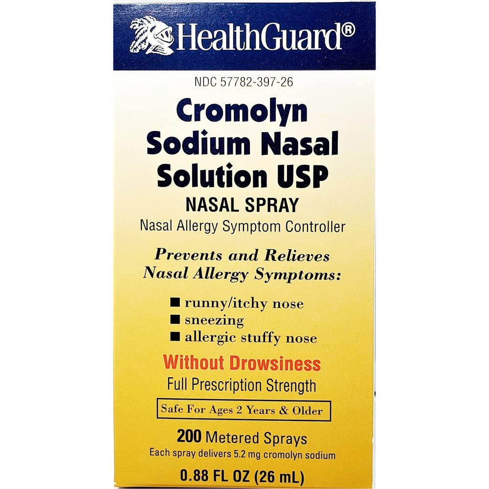 Healthguard Cromolyn Sodium Nasal Solution - .88 oz, Paket 6