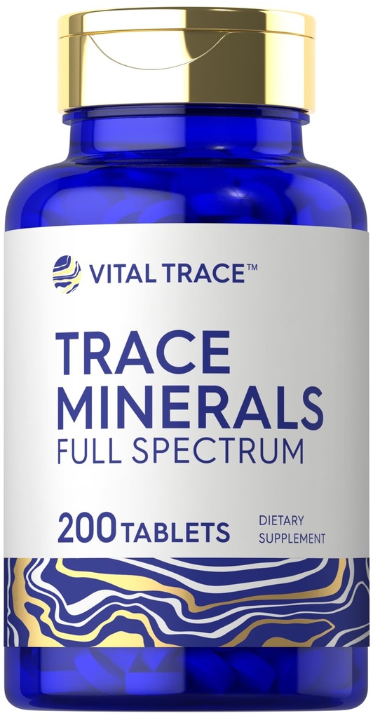 Carlyle Trace Minements 124; 200 Tablet = 124; Full Spectrum Suplement 14; Non-GMO & Glten Free Complex = Trace Vital