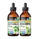 BIO KRAUTER Gotu Kola Tsuture 4 Fl Oz. & Bacopa Tincture 4 Fl.