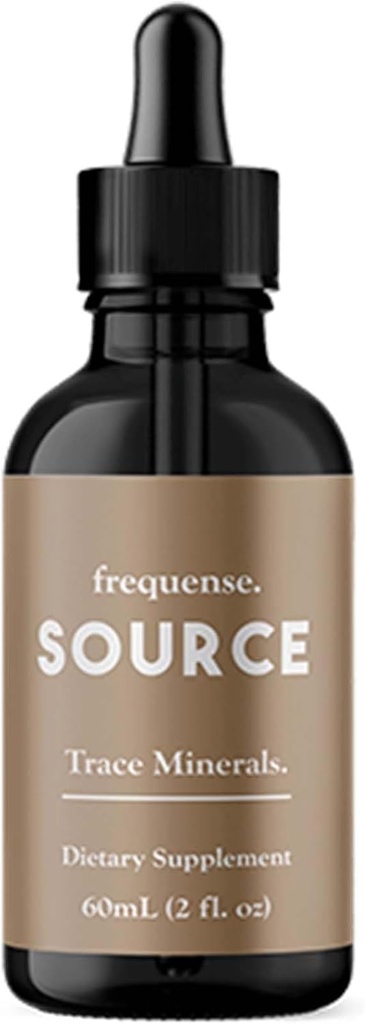 FREQUENSE - Source Trace Minerals - Fulvic Mineral Powder for Bone Health, Nutrient Absorpsi, Skin Dut Health & Electrolite - 60 ml