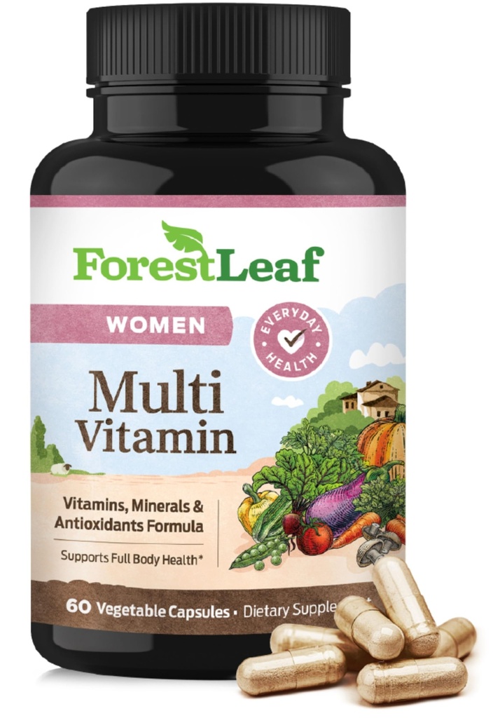 ForestLeaf Daily Vitamin Multivitamin for Women, MultiVitamin for Women