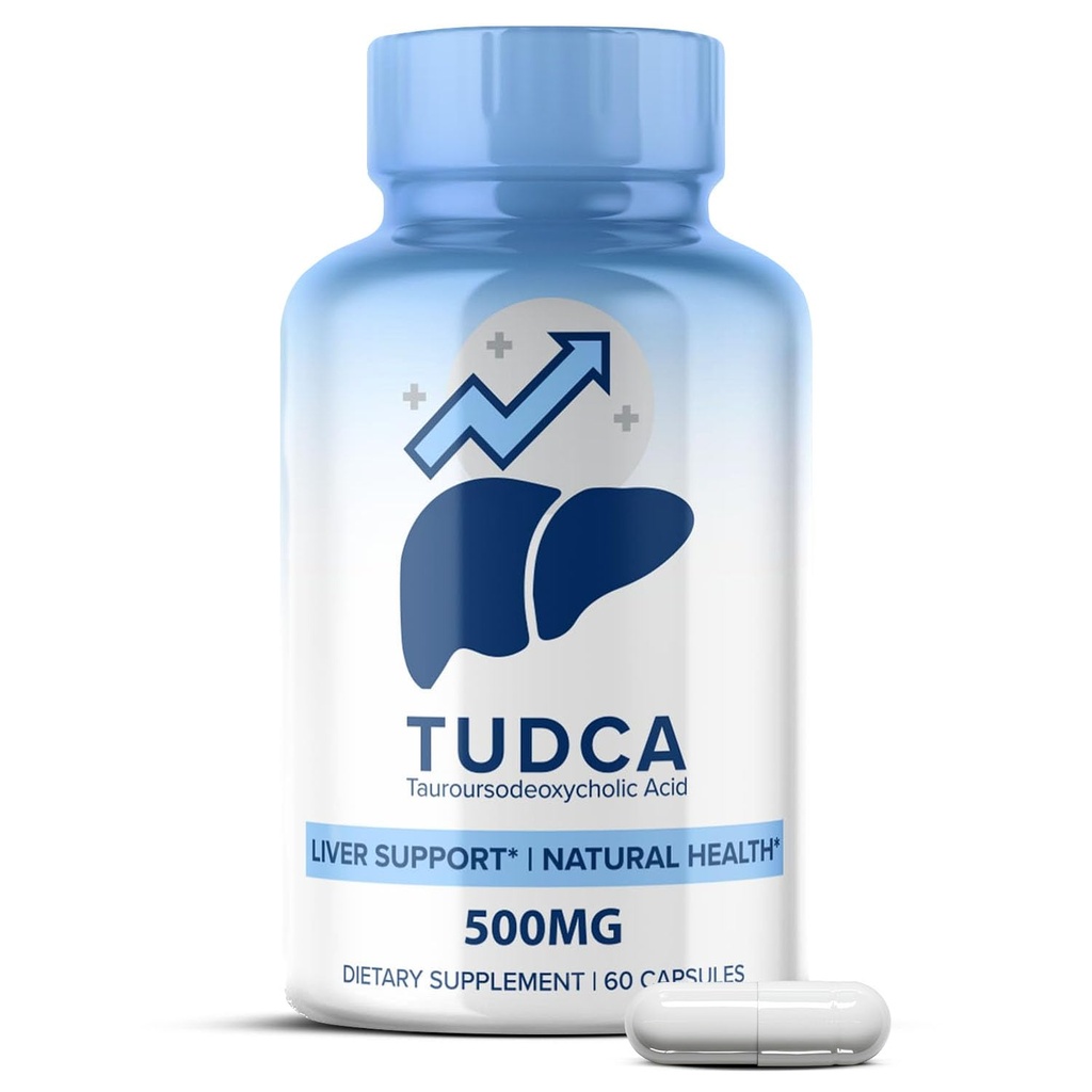 MaxLife Liver Liver Support TuDCA Liver Suplemen 500mg - 60 Capsules Taursodeoxycholic Acid, Nerve Cell Fungsi, Bile Salts Supplemen untuk Dukungan Liver & kandung kemih, Digetical Saldo Formula