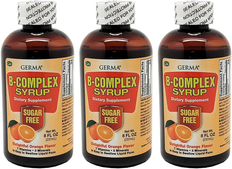 Germa B-Complex Syrup. Bone Health, Growth and Development Aid. Kemas 3