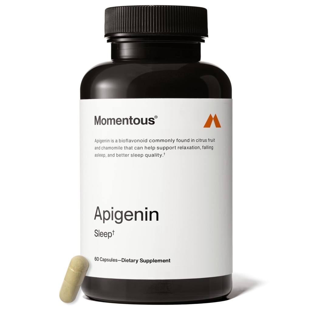 Suplemen Apigenin sesaat - 50 mg per Capsule - NSF Bersertifikat untuk Sport - 60- Count