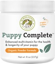 WHolistic Pet Organics Complete - Dog Multivitamin Powder - 8 Oz - Daily Dog Vitamin & Suplemen untuk Homemade Food - Sistem Imune, Skin, Coat & Overall Health - Kecil dan Besar Puppy