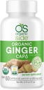 124; Katup Ginger Organik 124; Dukungan Kesehatan Digetical 124; USDA Disertifikasi Organik, Non-GMO, Vegan 124; 60 EAz- ke-Swallow Capsules untuk Alam Wellness