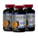 Vitamin b6 panthenic Acid - AntiGray Hair Solution - Gray Hair Reversal untuk Pria dan Wanita, Suplemen Rambut untuk Wanita, Warna Rambut Alam, Tambahan Biotin untuk Rambut, Melihat Pametto, 3 Bot 180 Caps