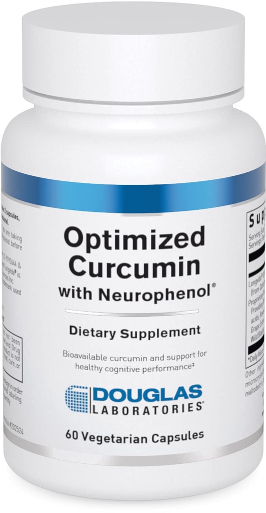 Laboratorium Douglas Memoptimalkan Curcumin dengan Neurophenol 124; Mendukung Otak Sehat 124; 60 Kapsul