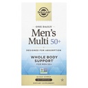 Solgar One Daily Men 's Multi 50 + Whole Body Support for Men 50 and Older Absorbable Leached Heart, Energy, Stres, Bone, Prostate Dukung Vitamin 60 Vegan Capsules, 60 Servings