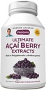 ANDREW LESSMAN Ultimate Açai Berry Extracts 60 Capsules - Delivers Standardisasi, Anti- Oxidant Rich, Benevious Acai Berry Constituents. Tinggi-Potensi Blend. Perlindungan senyawa. Tidak Ada Alamat