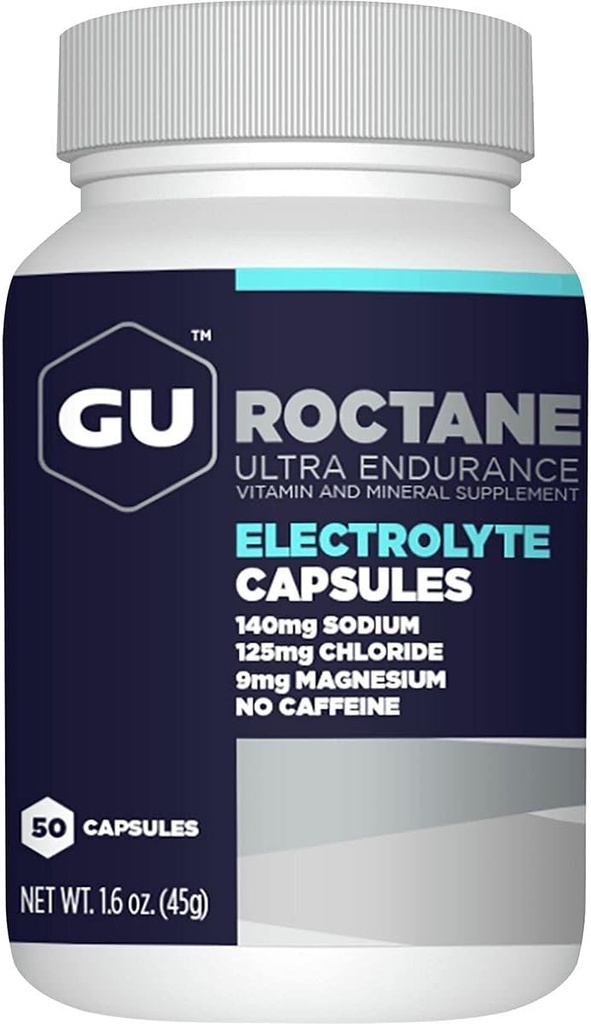 GU Roctane Electrolite Capsules Satu Warna, 50 Caps