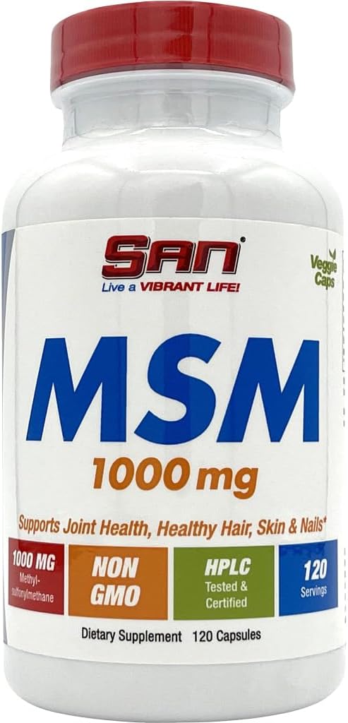 SAN MSM, 10000 mg, 120 caps