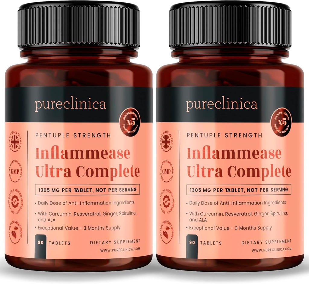pirulina, Curcumin- 5 Suplemen dalam satu) 130mg x 180 tablet - 2 Botol 90 Tablet - 6 Bulan!