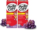 Fast Acting Children 's Reliever / Kids Fever Reducer with Acetaminopenhen Oral Suspension, Ages 2-11, Zero Alkohol atau Aspirin atau Ibuprofen, Grape Flavor, 4 fl oz (2 Pack)