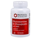 Glucosamin Protokol & Chondroitin dengan MSM - Dukungan Bersama * - Chondroitin MSM Suplemen - Non-GMO & Dairy Free - 90 Veg Caps