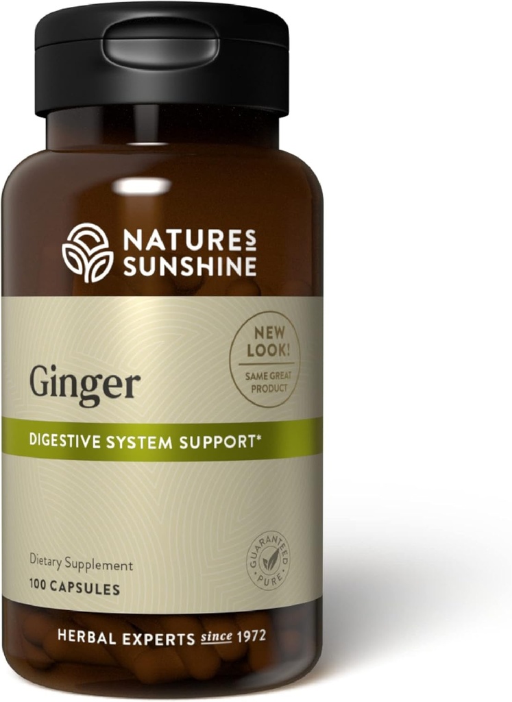 Nature 's Sunshine Ginger, 100 Kapsul