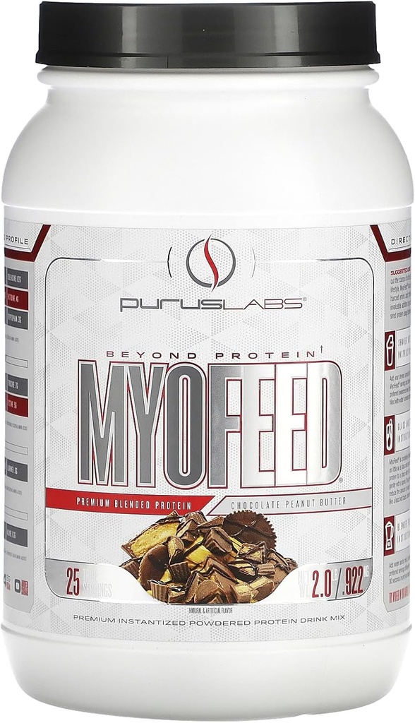 PURUS LABS Myofeed PB2, Chocolate, 2 Pound