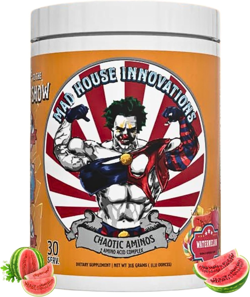 watermelon Complete Amino Acids Complex Dietary Supplement for Insane Pump 10.50G of Amino Acid, 11.11 Oz Supports Muscle Recovery & Energy Produksi 30 Servis Energi