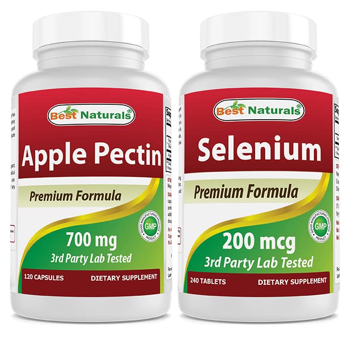 Terbaik Apel Pectin 700 mg & Selenium 200 mcg