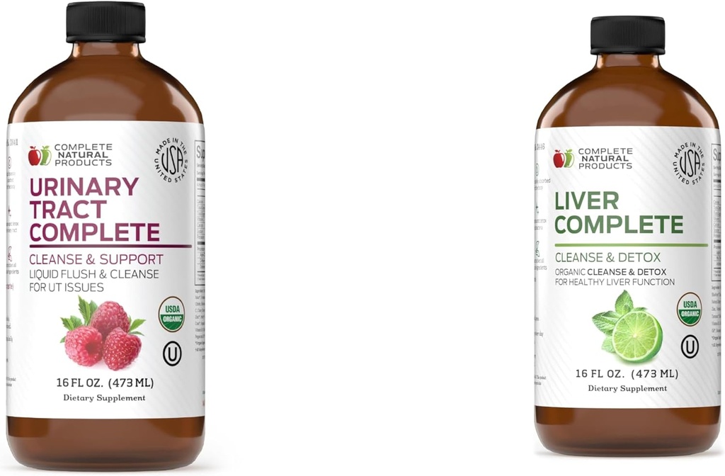 Complete Natural Product Urinary Tract Complete 12oz & Liver Complete 16oz Bundle