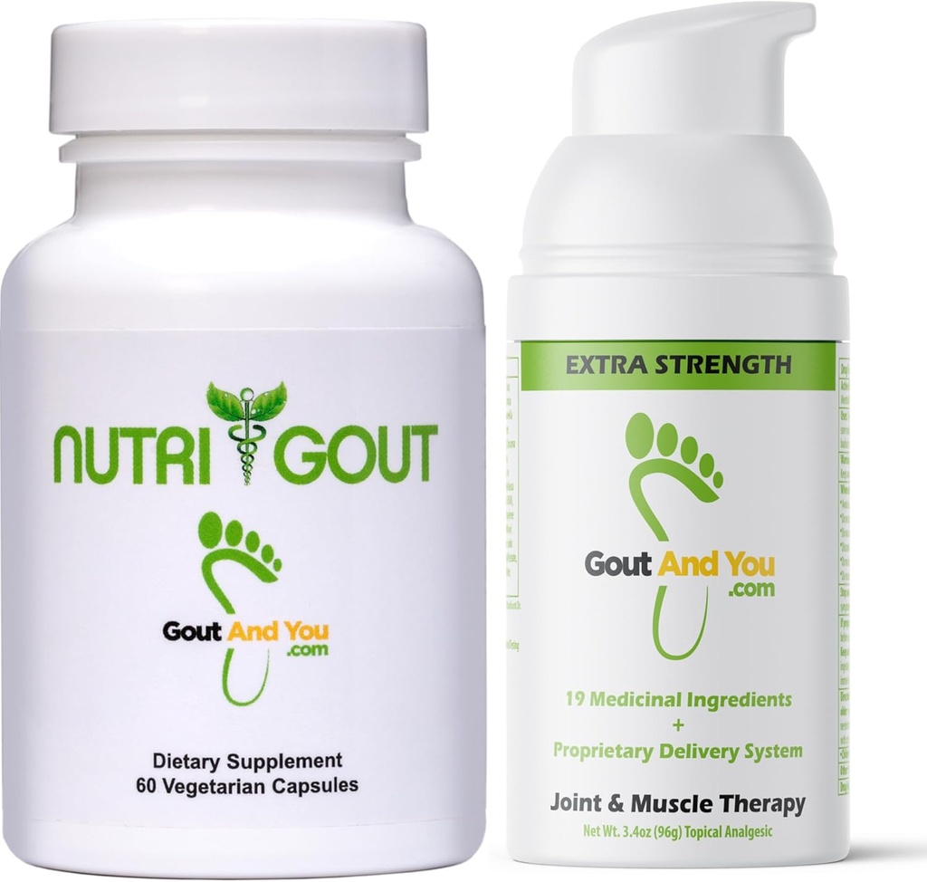 Suplemen Acid Uric NutriGout dan Extra Strength Relief Topical Cream