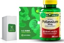 Potasium 99 mg, 250 Caplets Bundle dengan Exclusive Vitamin & Minemins ke Z - Lebih baik Light & Spring Guide