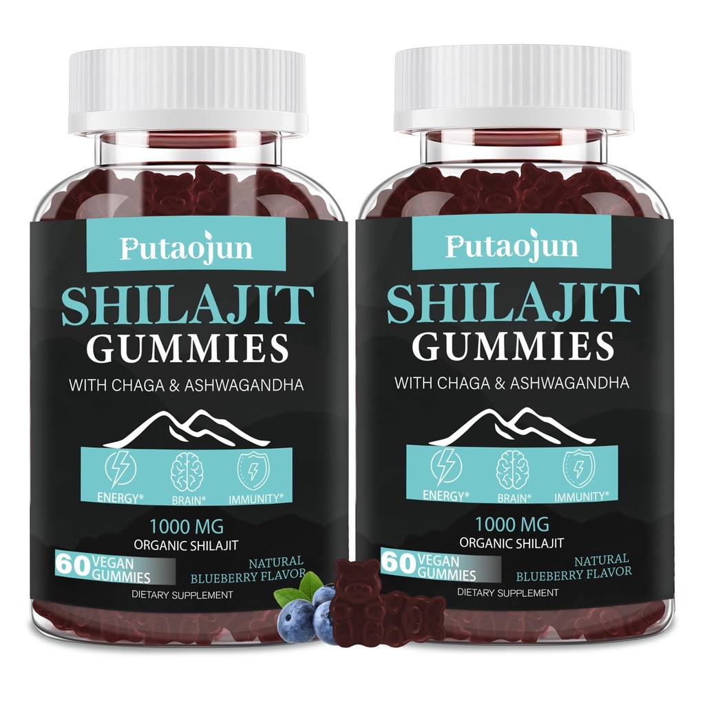 Shilajit Gummies for Man & Woman. Himalaya Emas Shilajit Gummies. 3 Partai Tested.1000mg Pure Shilajit, 200mg Ashwagandha, 200mg Chaga, 100mg Ginseng, 100mg Saw Palmatto, 60mg Black Seed Oil