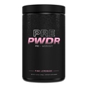 PWDRS Pre-Workout Powder, All Natural Pre Workout for Energy, Pompa, Endurance & Power, with Caffeine (Pink Lemonade)