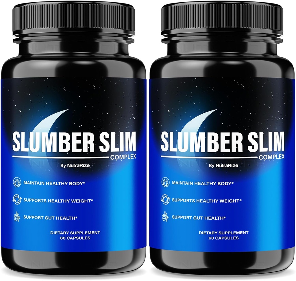 (2 Paket) Slumber Slim Weight Loss, Kompleks SlumberSlim Resmi, Semua Pil Alam untuk Mendukung Fitness dan Overall Wellness, Premium Keto Capsules, Slumber Slim Review (120 Capsules)