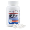 GeriCare Simethacon Chewable Gas-Relief Tablet 80mg 124r Fast Relief for Gas, Bloting and Discomfort; Mints-Gas Chewables 124; Oral Adult Gas Pain Relief (100 Tablets)