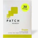 Patch Remedy Happy Patch 126; 5- HTP, L-Theanine, Rhodiola, Inositol, B6, Vitamin D3 124; 30 Patches