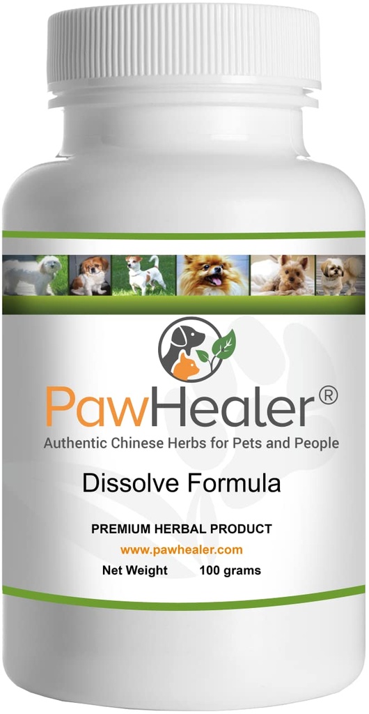 PawHealer ® Dissolve Herbal Formula - 100 Grams Powder - Remedy for Fatty Lumps & Tonjolan di Dogs & Pets...