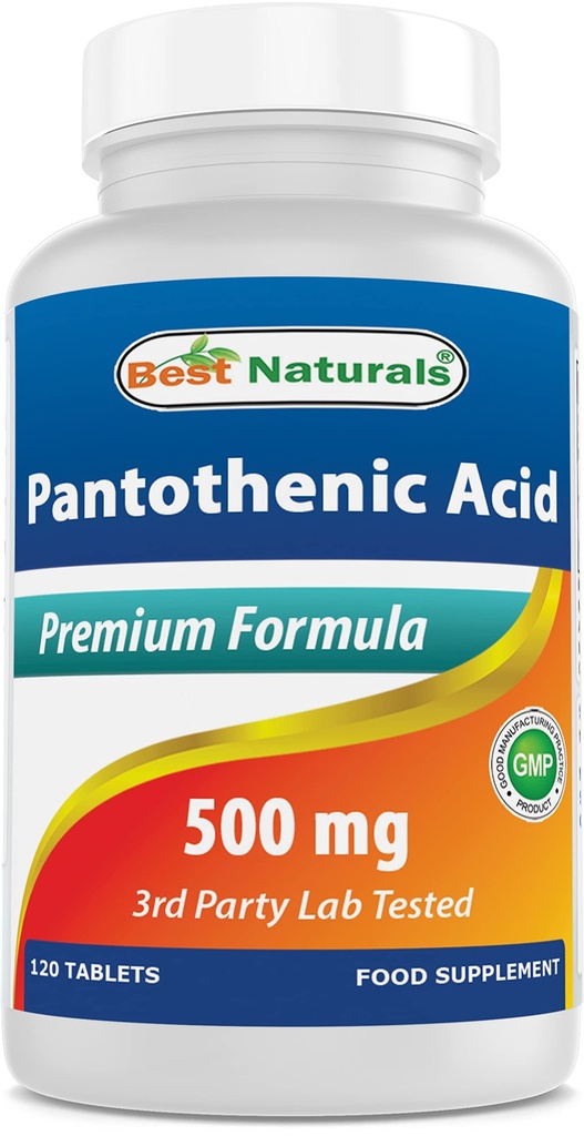 Terbaik Pantothenic Acid 500 mg 120 Tablet