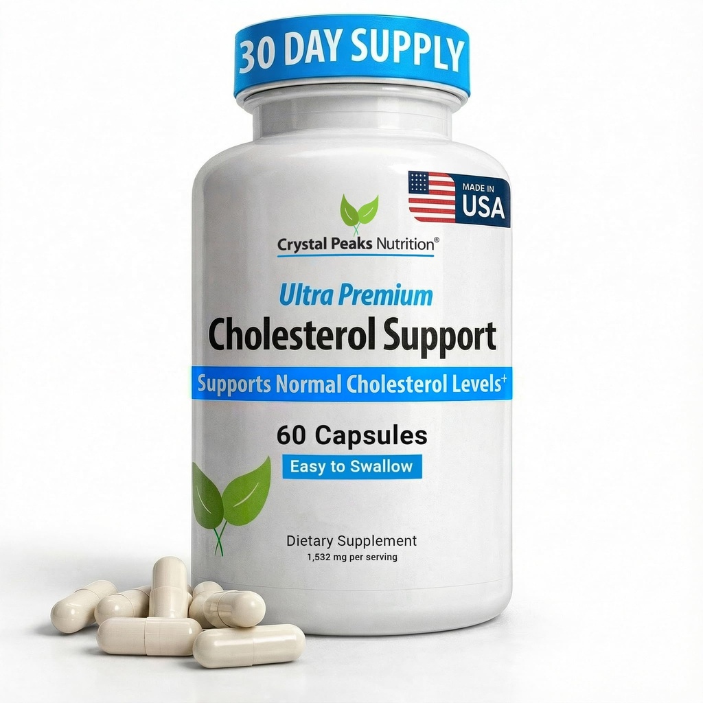 Tambahan Kolesterol - All--Natural Ingreations untuk mendukung Levels Normal Colesterol. Mendukung sirkuit optimal. 60 Capsules
