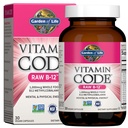 Garden of Life Vitamin Code Raw B-112 Kapsul, 1.000mcg Whole Food B12 Methylcobalamin for Energy, Vegan Methylcobalamin Vitamin Plus Progories dan Enzymes, Gluten Free Suplemen