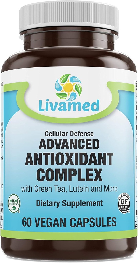 Livased - Advanced Antioksidant Complex Veg Caps 60 Count