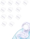 12 PCS Silicone Pods Isi Ulang Aksesoris untuk Navage Nasal Care, Simpan Salt untuk Operasi Mudah (Putih)