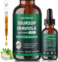 Graviola Soursop Extract Liquid - Soursop Bitters Liquid, Ammune Boost, Relax, Liver and Sleep, Vegan, Sugar & Gluten Free, 98% Absorpsi Rate Natural Flavor, 2 Bulan Supply 60ML