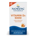 Nordic Vitamin D3 5000, Orange - 200 Mini Soft Gels - Dukung untuk Heally Bones, Mood, & Imune System - Vegetarian - Nun-GMO - 200 Hamba