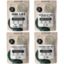 Powder Jungle Herbal Bundle - Shilajit Powder, Tongkat Ali untuk Bubuk Pria, Black Ant Extract Powder, Fdogia Agrestis Ekstrak untuk Persediaan Pria