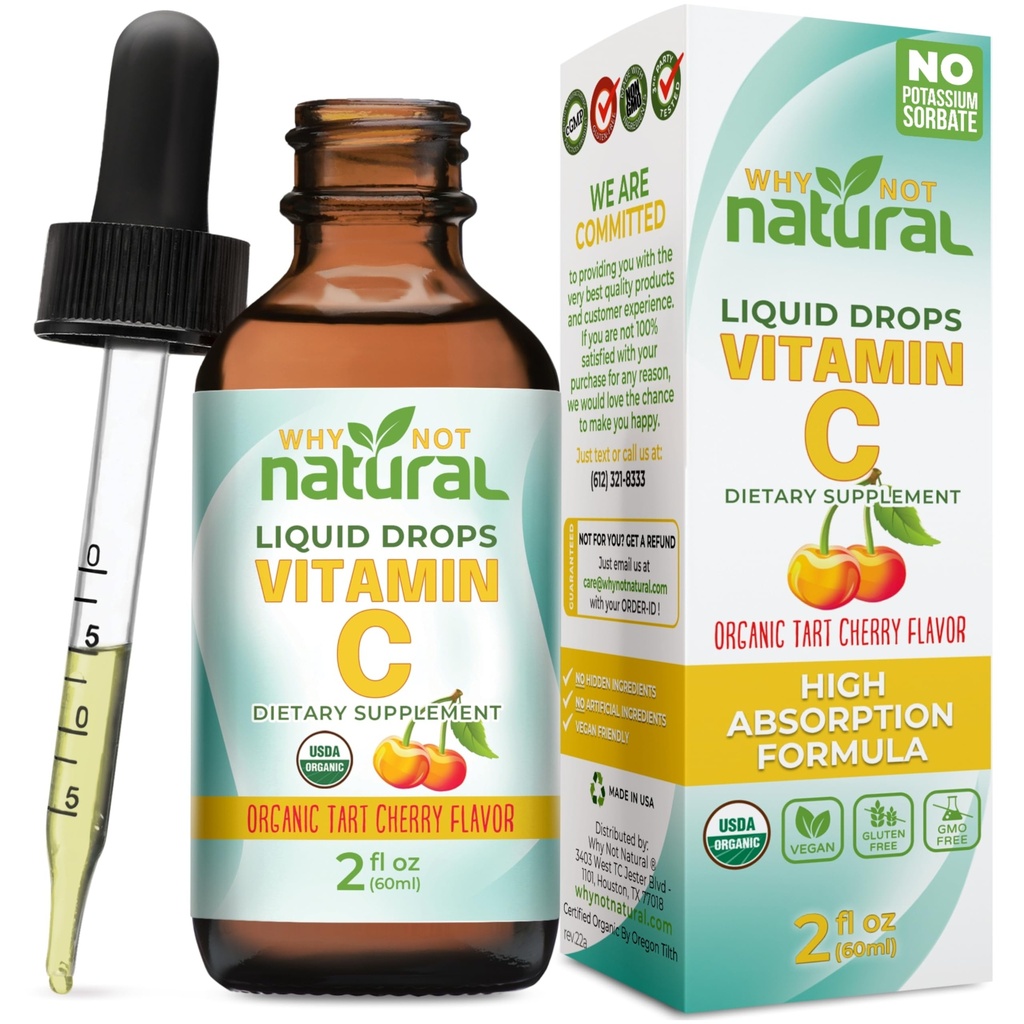 Mengapa tidak cairan alami Vitamin C Drops Supplemen