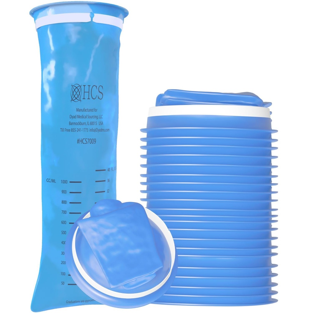 HCS Blak Edesis Bags Disposable - Premium, Rumah Sakit Tingkat, Dewasa & Anak - Vomit Bags Disposable for Car, Travel, Home Use - Throw Up, Barf, Puke - 144, Strong (40 fill oz)